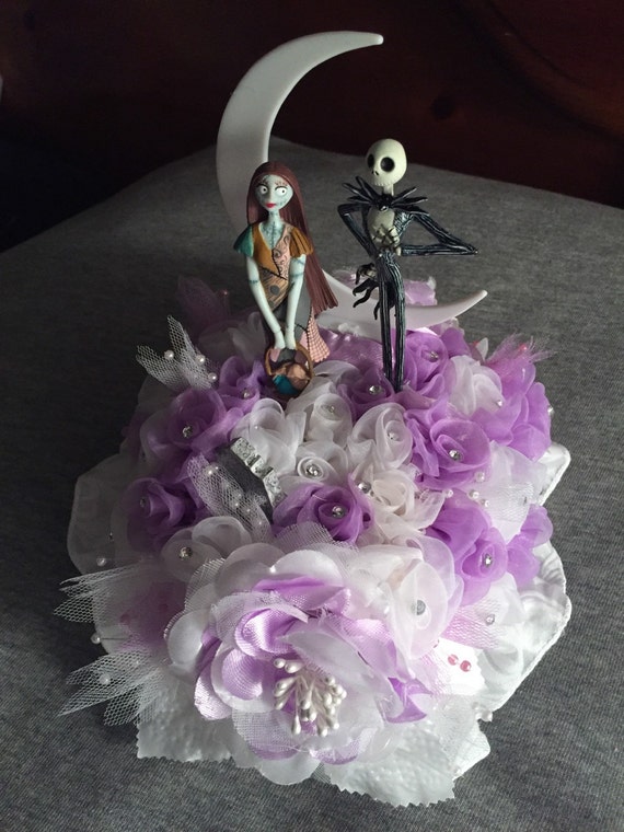 Nightmare Before Christmas Wedding Cake topper Sally Jack