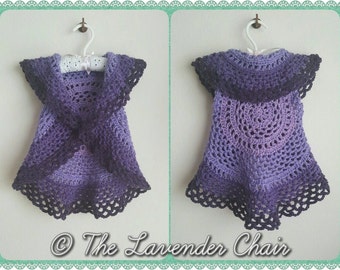 Ring Around the Rosie Vest Crochet Pattern *PDF FILE ONLY* Instant Download