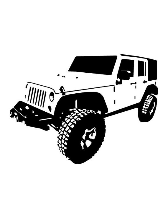 Jeep Wrangler JK JKU Vinyl Decal