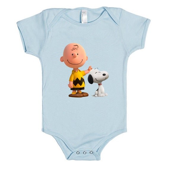 Snoopy Peanuts Onesie Snoopy Peanuts Bodysuit Baby by KIDzChildz
