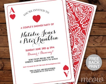 Playing Card Invitations 5