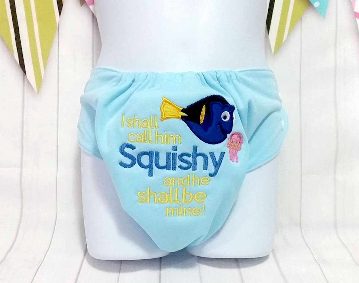 Embroidered Cloth Diaper Embroidered Nappy Pocket Geeky