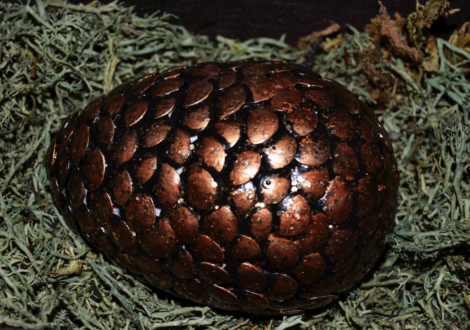 Black Gold Dragon Egg Game of Thrones by Theoddlyintriguing