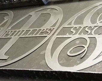 Metal Monogram Wall Art metal monogram sign | etsy Metal Monogram Wall Art metal monogram sign | etsy