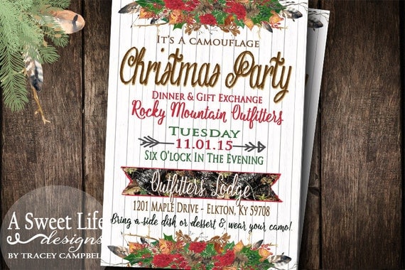 Christmas In The Barn Party Invitations 9