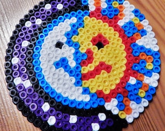 Perler bead coasters | Etsy