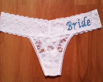 Rhinestone Bride Panties