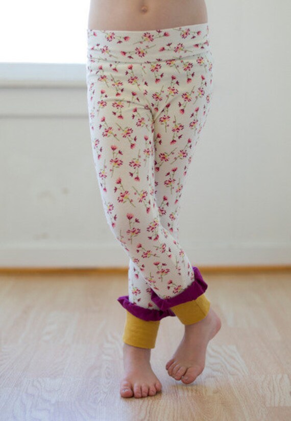 Sarah Ann's Cuff Leggings & Capris. PDF sewing pattern for girls sizes ...
