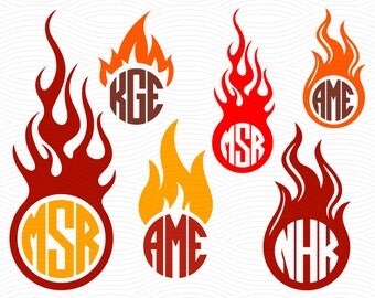 Flames svg file | Etsy