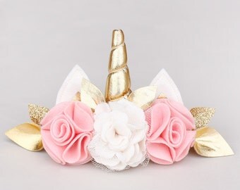 Unicorn flower crown | Etsy
