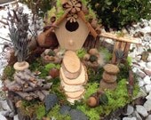 birdhouse, fairy house, miniature bird house, whimsical decoration, birdhouse decoration, home décor, garden décor birdhouse, fairy house, miniature bird house, whimsical decoration, birdhouse decoration, home décor, garden décor