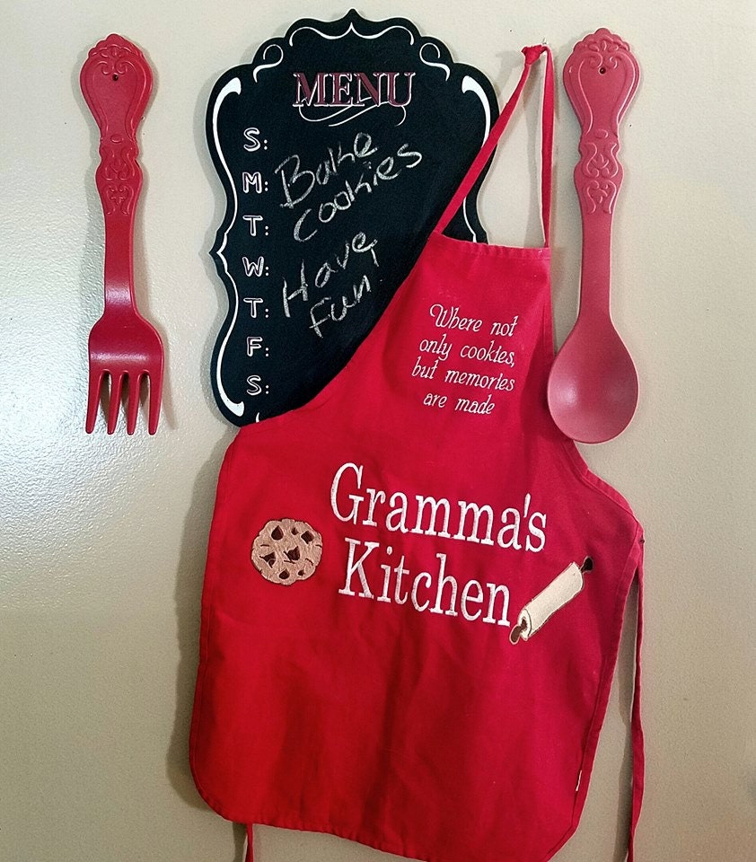 Embroidered Apron Customized Apron Personalized Apron