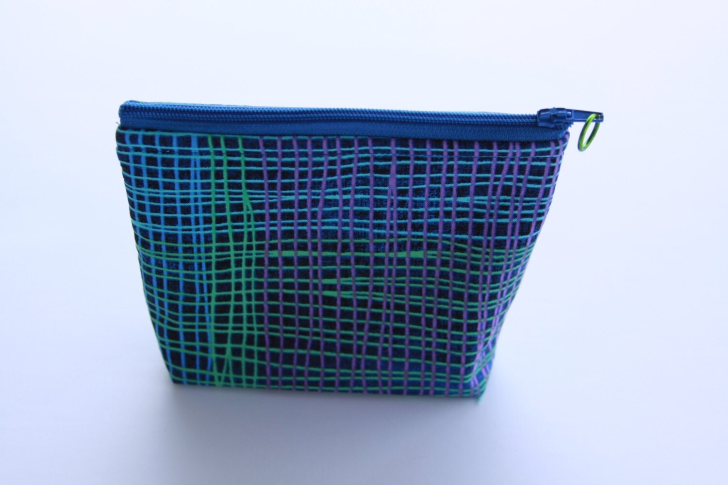 Zippered MultiColored Accessory Bag