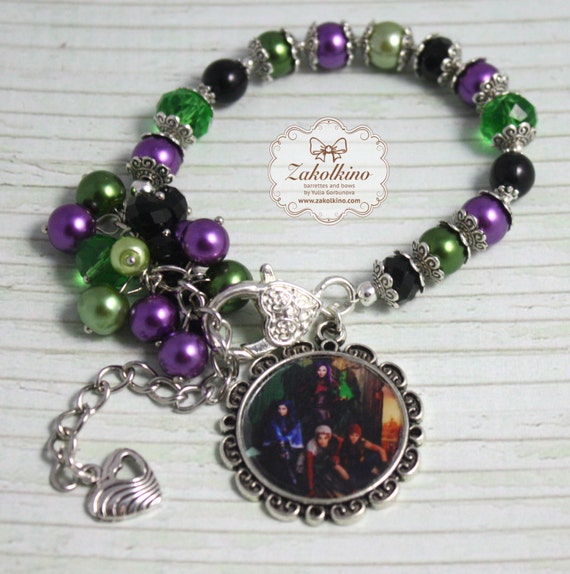 Disney Descendants Bracelet Evie Mal Bracelet by ZakolkinoCom