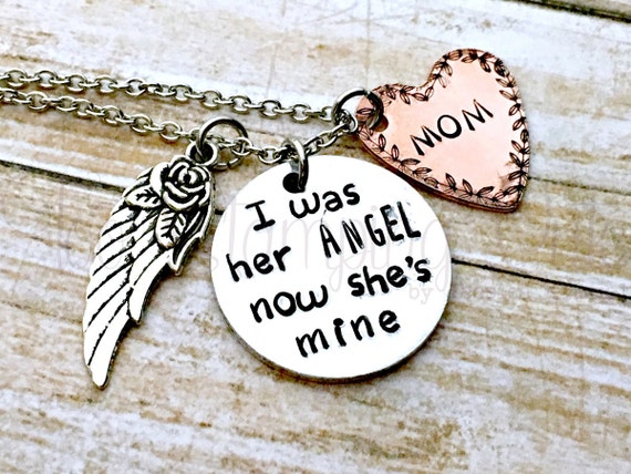 Angel Mom Memorial Jewelry Memorial Keepsake Loss Of Mom