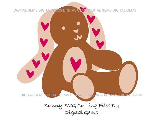 Bunny Rabbit SVG Cutting File For Cricut Design by DigitalGems