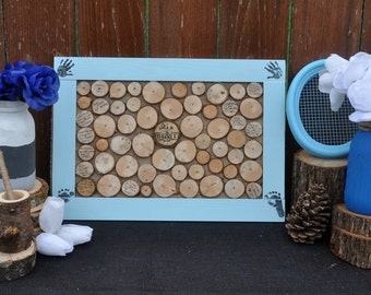 baby shower guest book alternative, woodland baby shower guest sign in, rustic baby shower guestbook, woodland, rustic pen, pen holder set