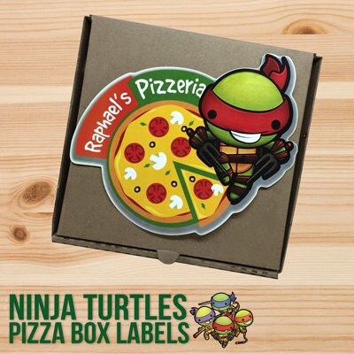 Pizza Box Label Customisable for Any Event Worldwide Free