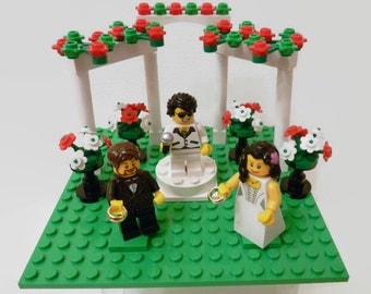 Elvis Cake Topper Cake Topper Wedding Birthday Anniversary Cake Topper Las Vegas Elvis Presley Wedding Chapel Genuine Lego Parts Customised