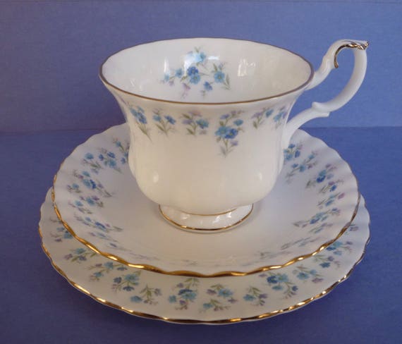 Royal Albert Memory Lane Teacup and Saucer Bone China