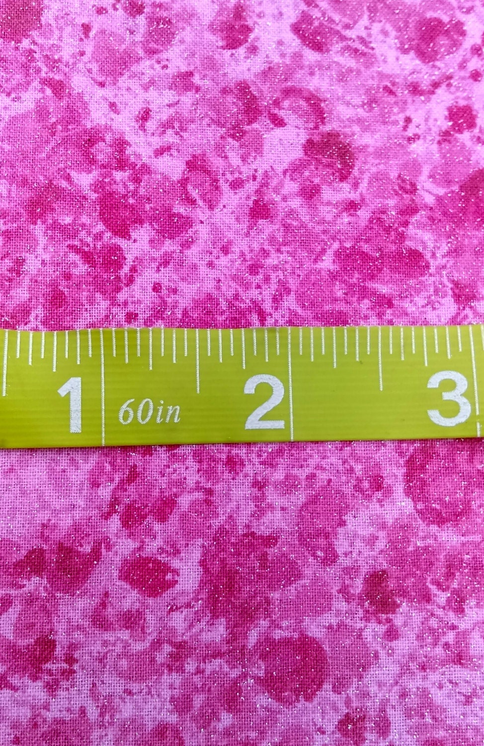 Pink Cotton Fabric Mirage Glitter Fabric by FabricsandSewOn