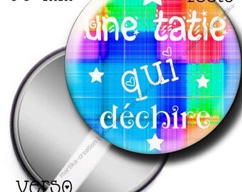 Pocket mirror or bag an Auntie who tear 50 mm