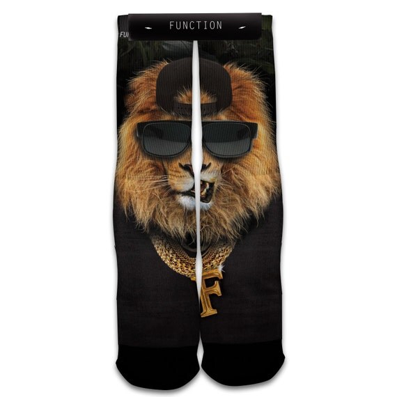 Function Lion Gangster Fashion Socks