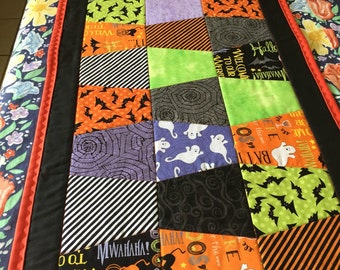 Quilted Halloween Table Runner