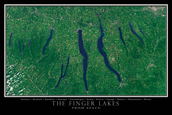 Finger Lakes Of New York From Space - Il 570xN.1039031275 Mabv