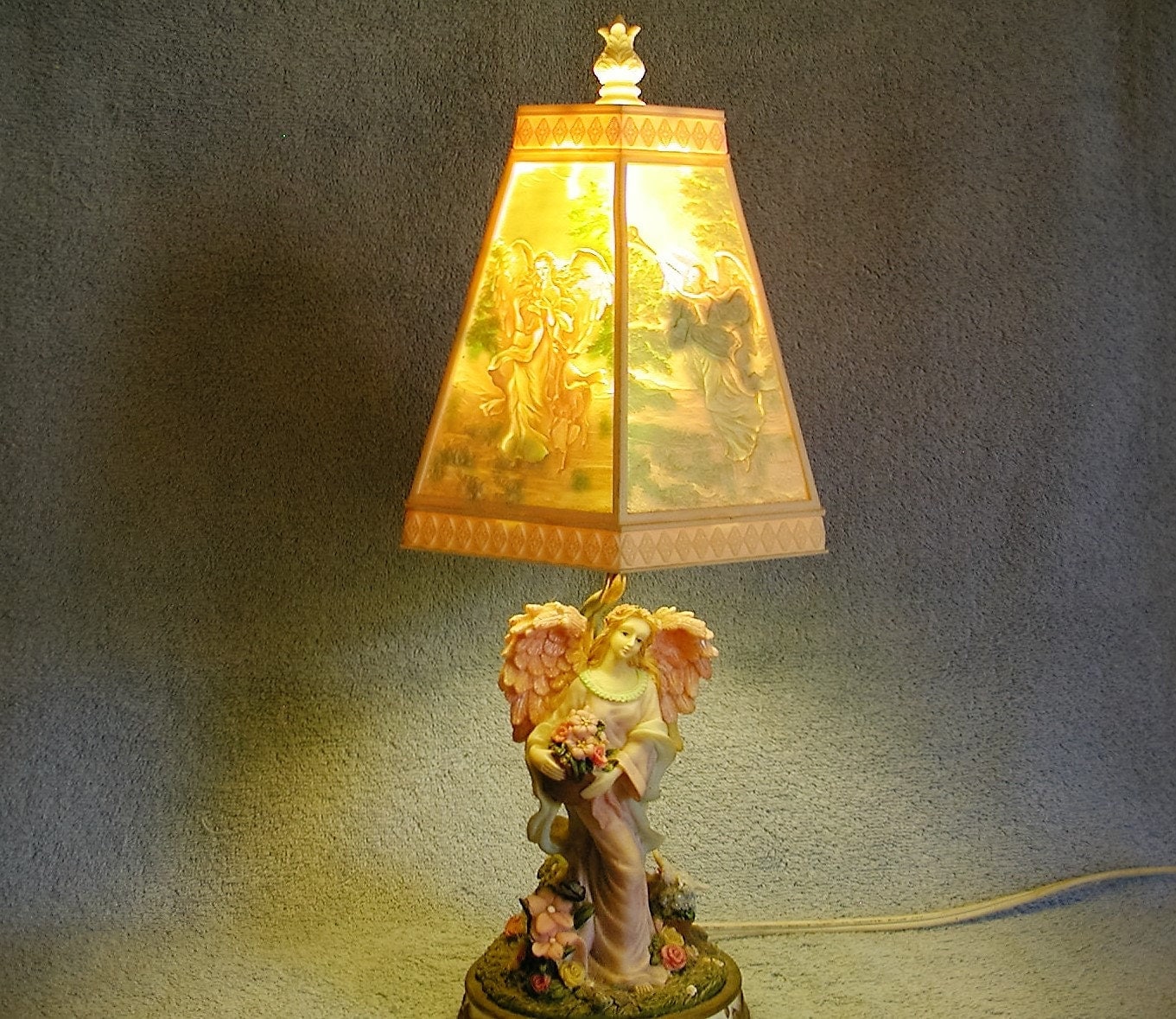 Angel Lamp Lithopane Shade