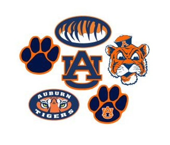 Download Auburn Tigers Set SVG Studio 3 DXF Eps Ai Ps by BoodlebugGraphics
