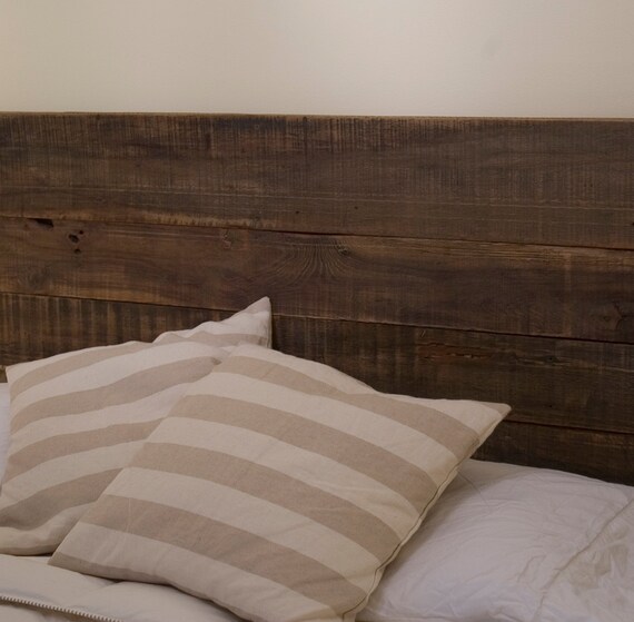 Twin Headboard Rustic Industrial by PreservationWoodSale on Etsy