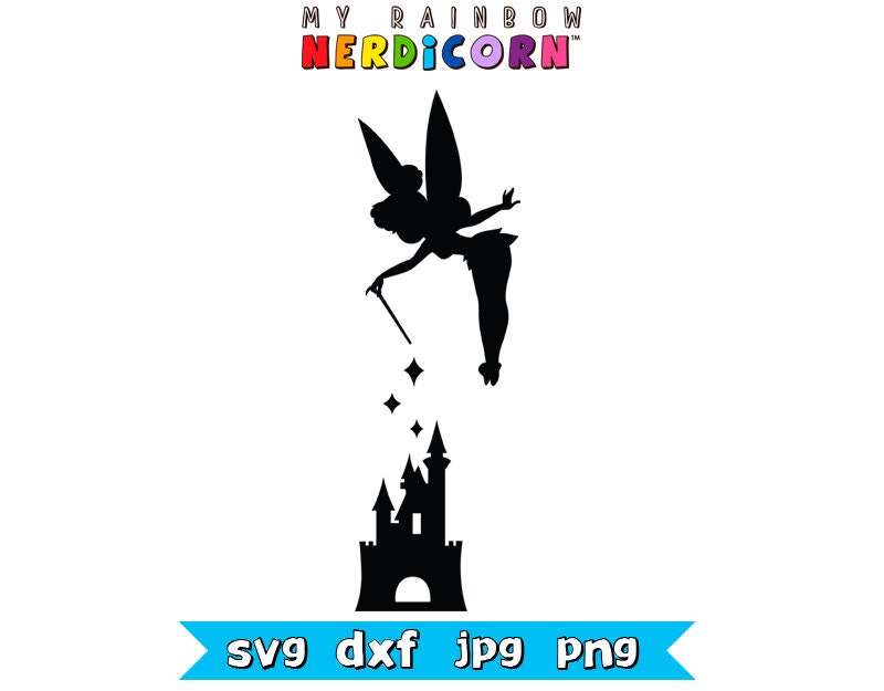 Download Disney svg files. Tinkerbell and Disney by MyRainbowNerdicorn