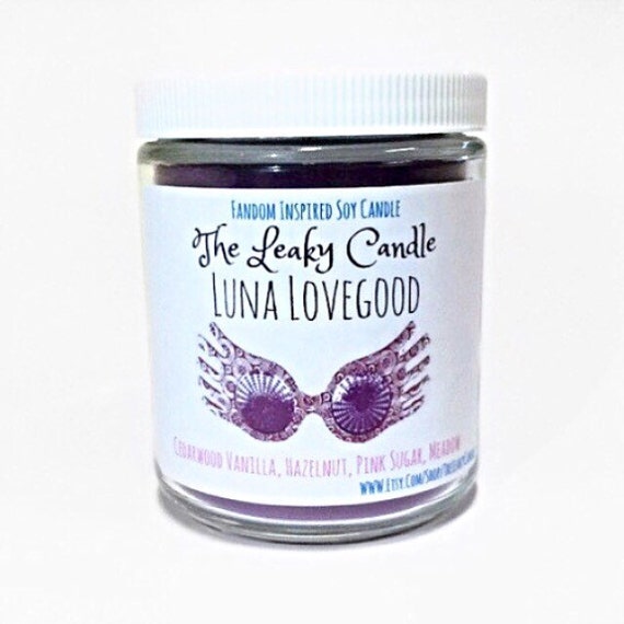 Luna Lovegood Harry Potter inspired soy candle by theleakycandle