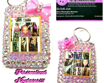 Keychain, Bling Keychains, personalized keychain, custom keychain, photo keychains, keychains