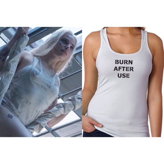 Harley Quinn Burn After Use Tank by Velvetapparel on Etsy