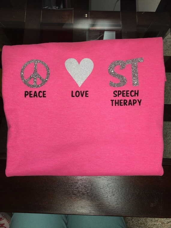 peace love therapy shirt