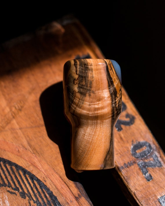 Spalted Maple & Glowing Resin Shifter Knob