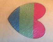Polysexual Temporary Heart Tattoo
