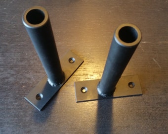 Floating Shelf Bracket Pair - 7/8" diameter post