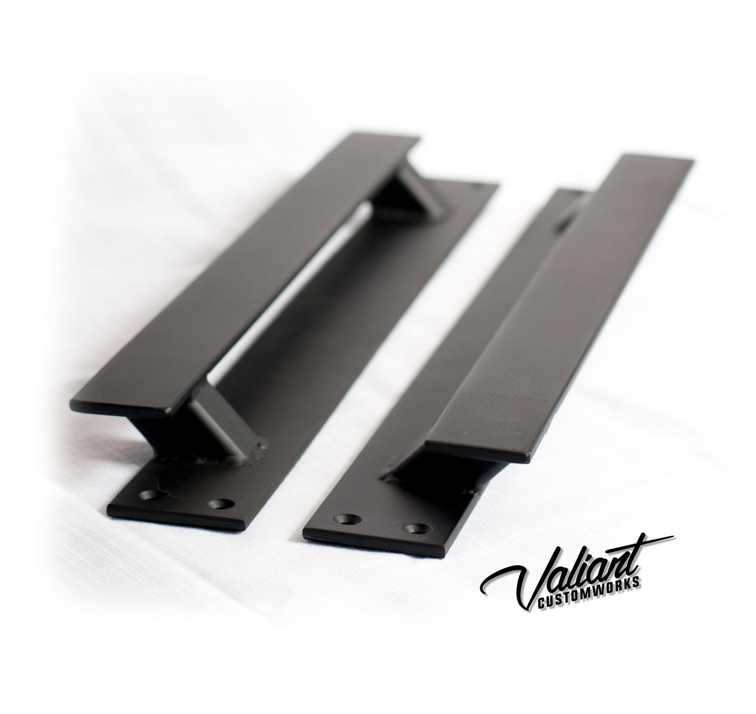 Low profile offset Steel Sliding Barn Door Handle Loft Door