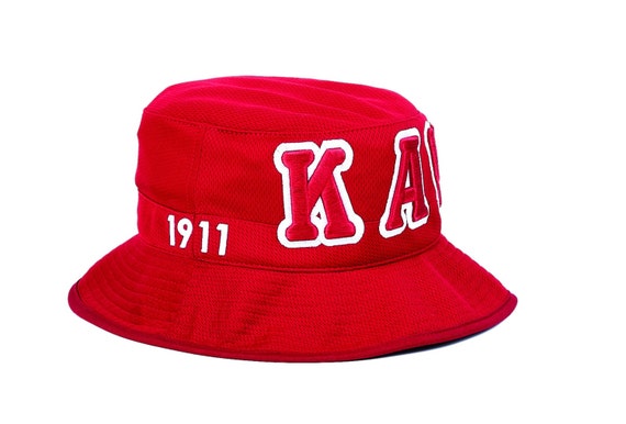 Kappa Alpha Psi Fraternity Red Greek Letters Bucket by GreekEtc