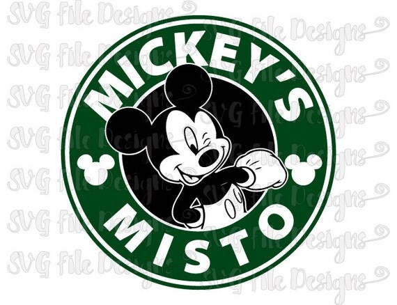 Download Mickey Mouse Misto Disney Starbucks Coffee Logo by SVGFileDesigns