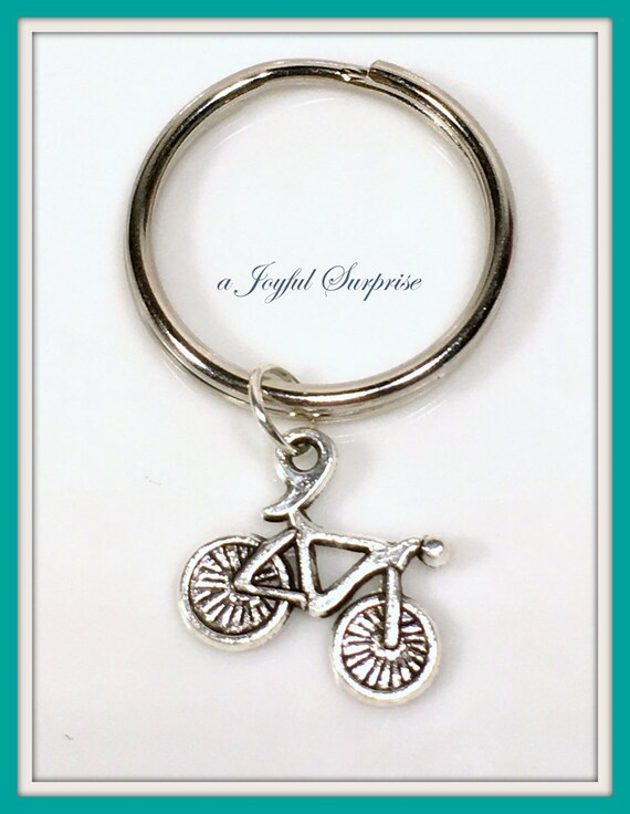 SALE Bicycle Key Chain SMALL Bicycle Keychain Personalized
