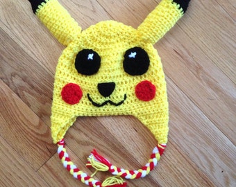 Hand Crochet Pikachu Hat