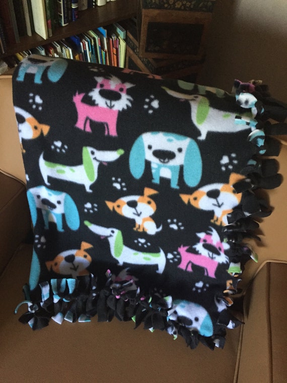 NoSew Fleece Dog Blankets