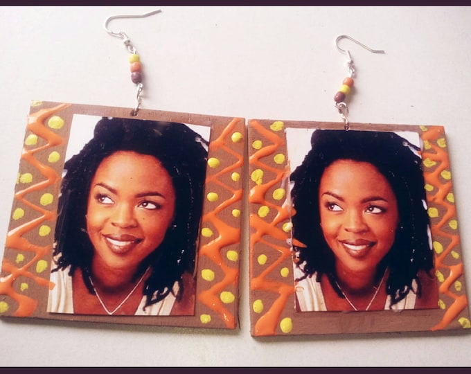 Lauryn Hill hip hop earrings
