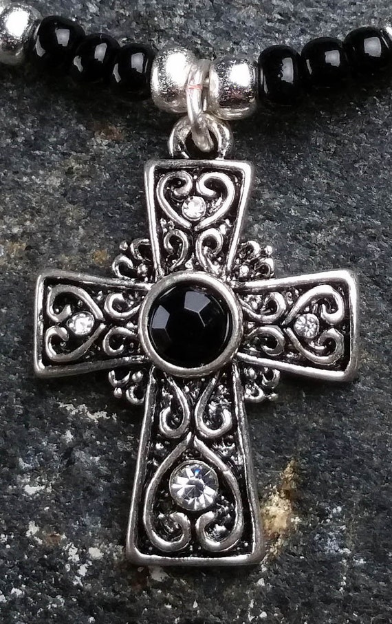Items similar to CLEARANCE SALE! Cross Pendant Antiqued Silver Cross ...