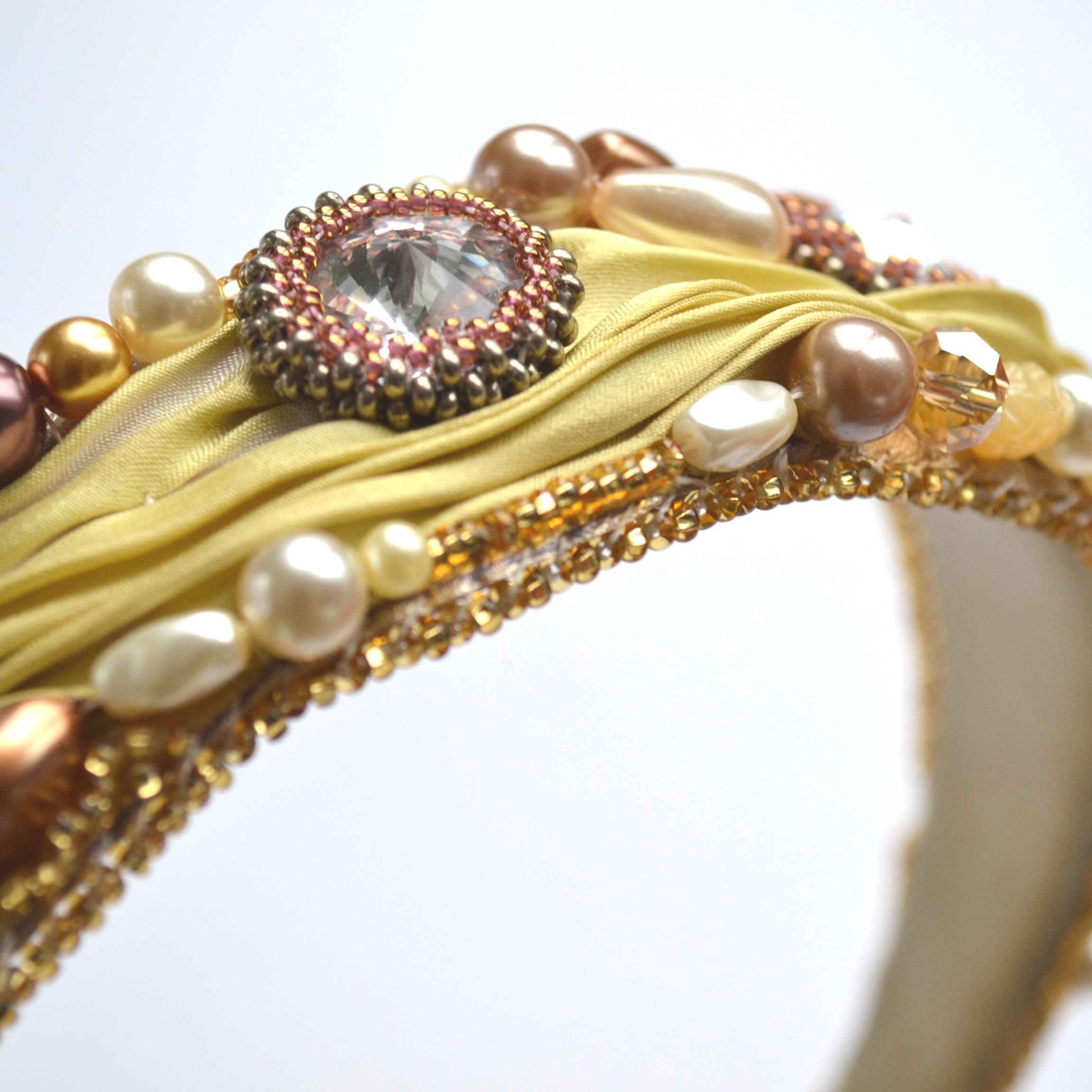 Only handmade Exclusive jewelry tiara by JewelryAjoureFlowers