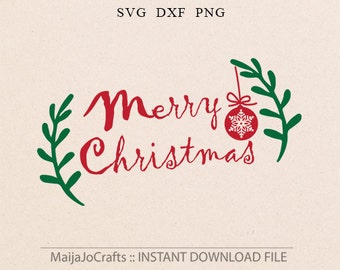 Merry Christmas SVG Winter SVG Vector file Cricut downloads decoration svg Christmas cricut files Snowflake svg Happy Holiday Cutting files